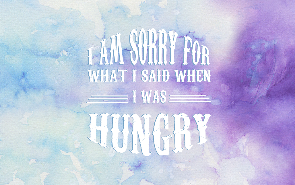 Sorry Hungry